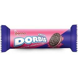 درنا بیسکوییت کاکائویی با کرم توت فرنگی